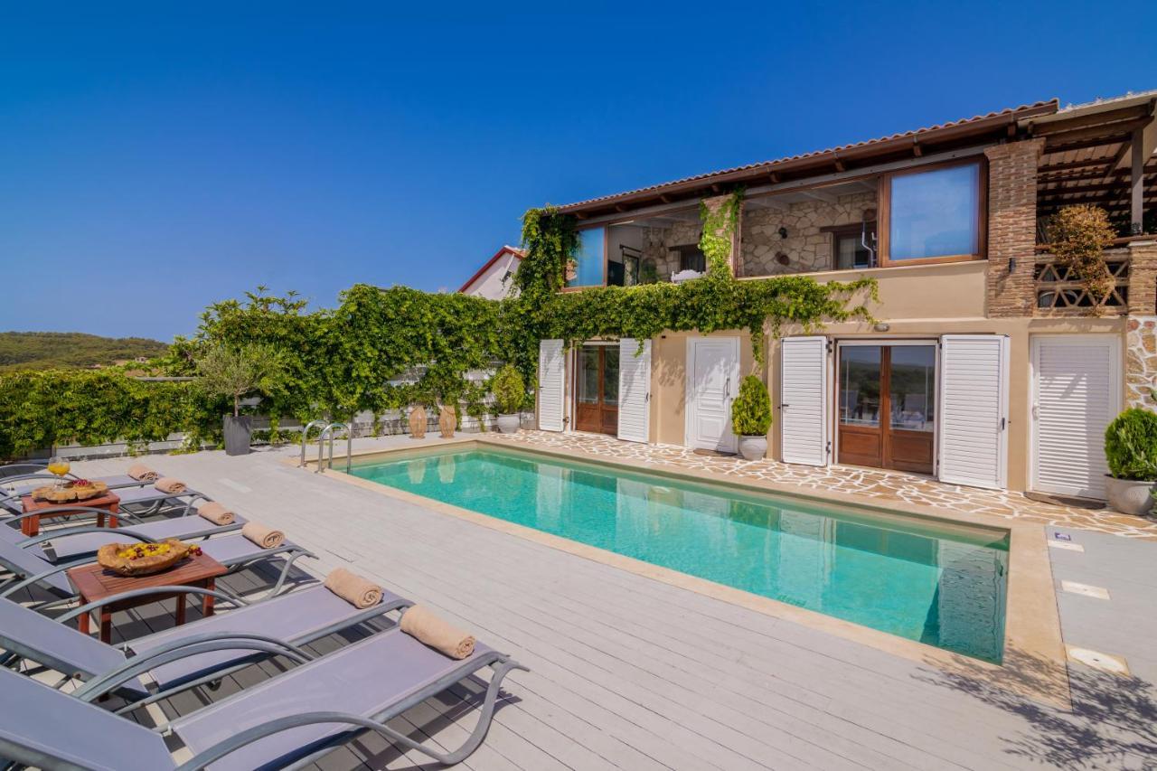 Villa Tramonto With Private Heated Pool, By Zantewize Volímai Buitenkant foto