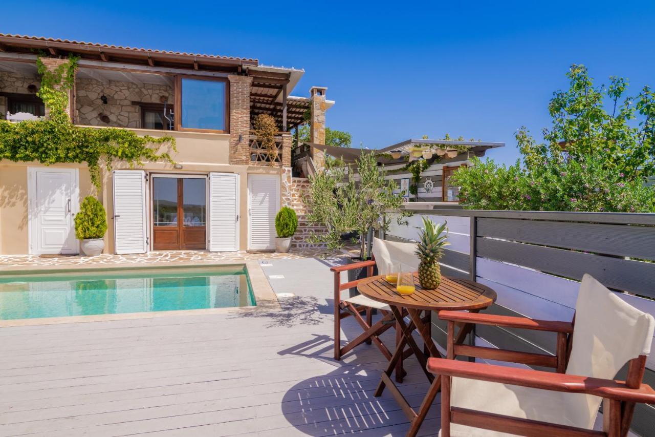 Villa Tramonto With Private Heated Pool, By Zantewize Volímai Buitenkant foto