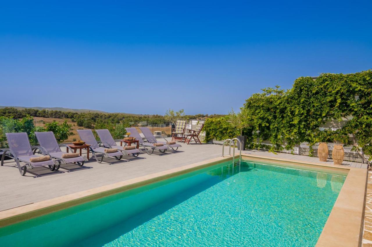 Villa Tramonto With Private Heated Pool, By Zantewize Volímai Buitenkant foto