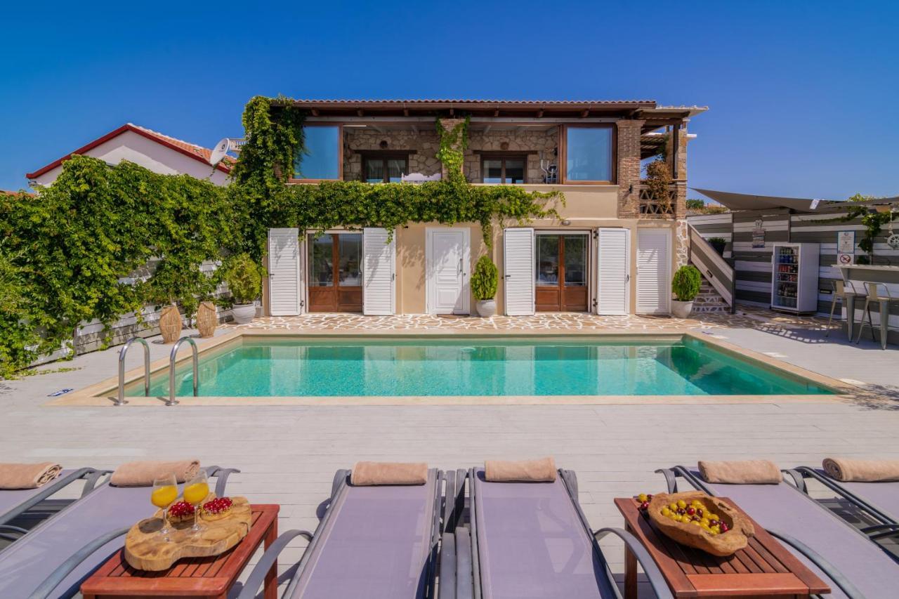 Villa Tramonto With Private Heated Pool, By Zantewize Volímai Buitenkant foto