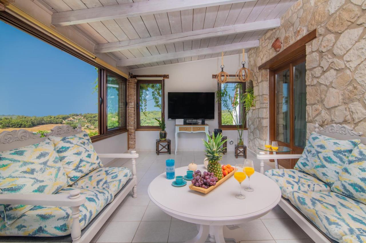 Villa Tramonto With Private Heated Pool, By Zantewize Volímai Buitenkant foto