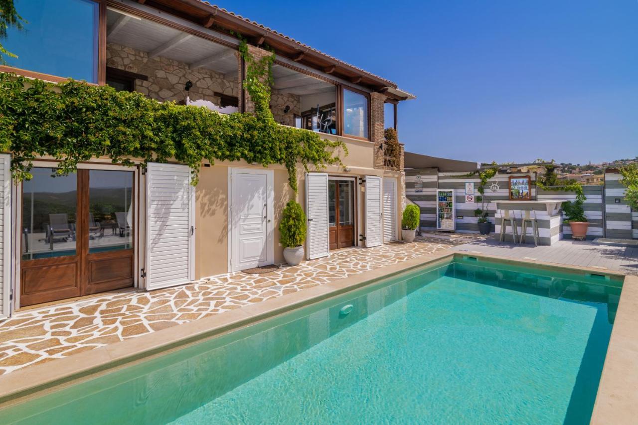 Villa Tramonto With Private Heated Pool, By Zantewize Volímai Buitenkant foto